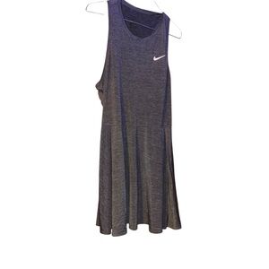 Nike Women's NikeCourt Dri-FIT Victory Tennis stretch Dress gray Large L
